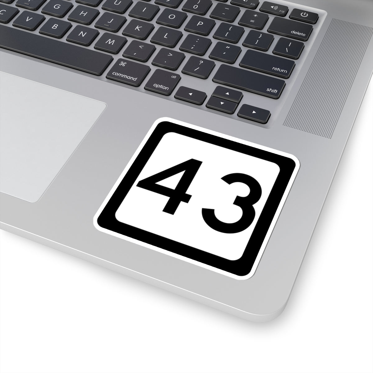 WV-43 (Virginia) (Road Sign) STICKER Vinyl Kiss-Cut Decal