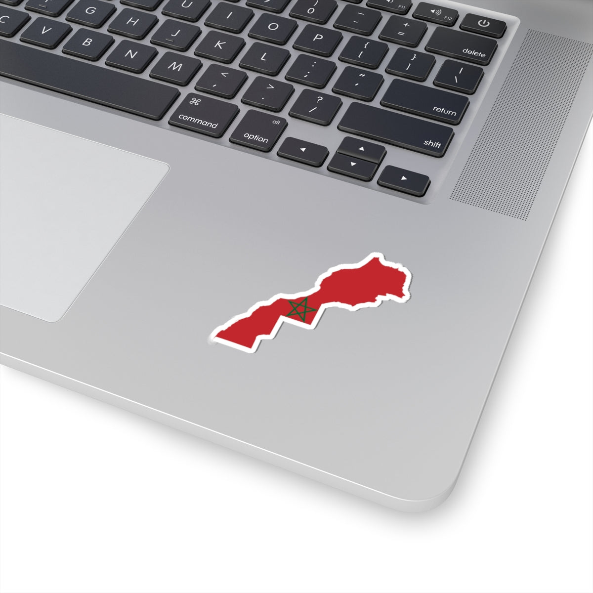 Flag Map of Morocco with Western Sahara (Morocco) STICKER Vinyl Kiss-Cut Decal
