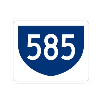 PR primary 585 (Puerto Rico) (Road Sign) STICKER Vinyl Kiss-Cut Decal