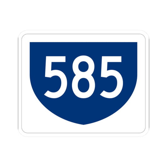 PR primary 585 (Puerto Rico) (Road Sign) STICKER Vinyl Kiss-Cut Decal