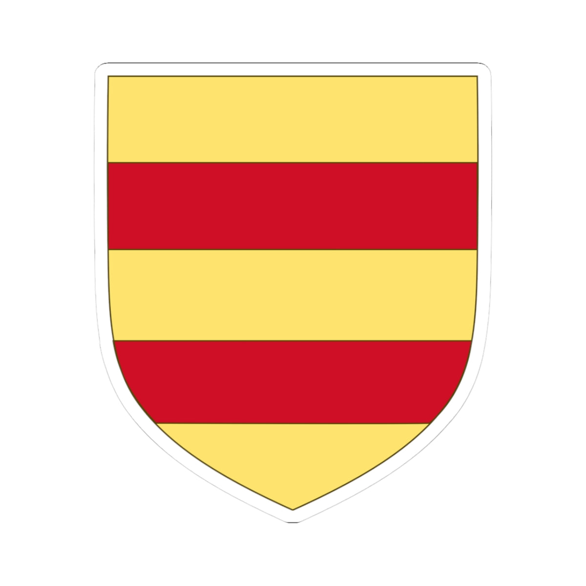 Arms of the County of Oldenburg (Denmark) (Coat of Arms) STICKER Vinyl Kiss-Cut Decal