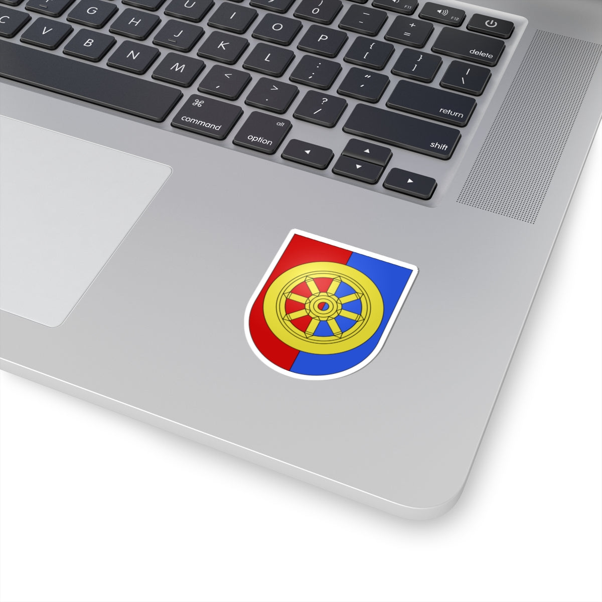 Rue-coat of arms (Switzerland) (Coat of Arms) STICKER Vinyl Kiss-Cut Decal