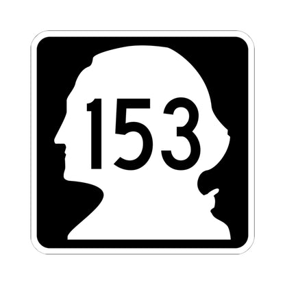 WA-153 (Washington) (Road Sign) STICKER Vinyl Kiss-Cut Decal