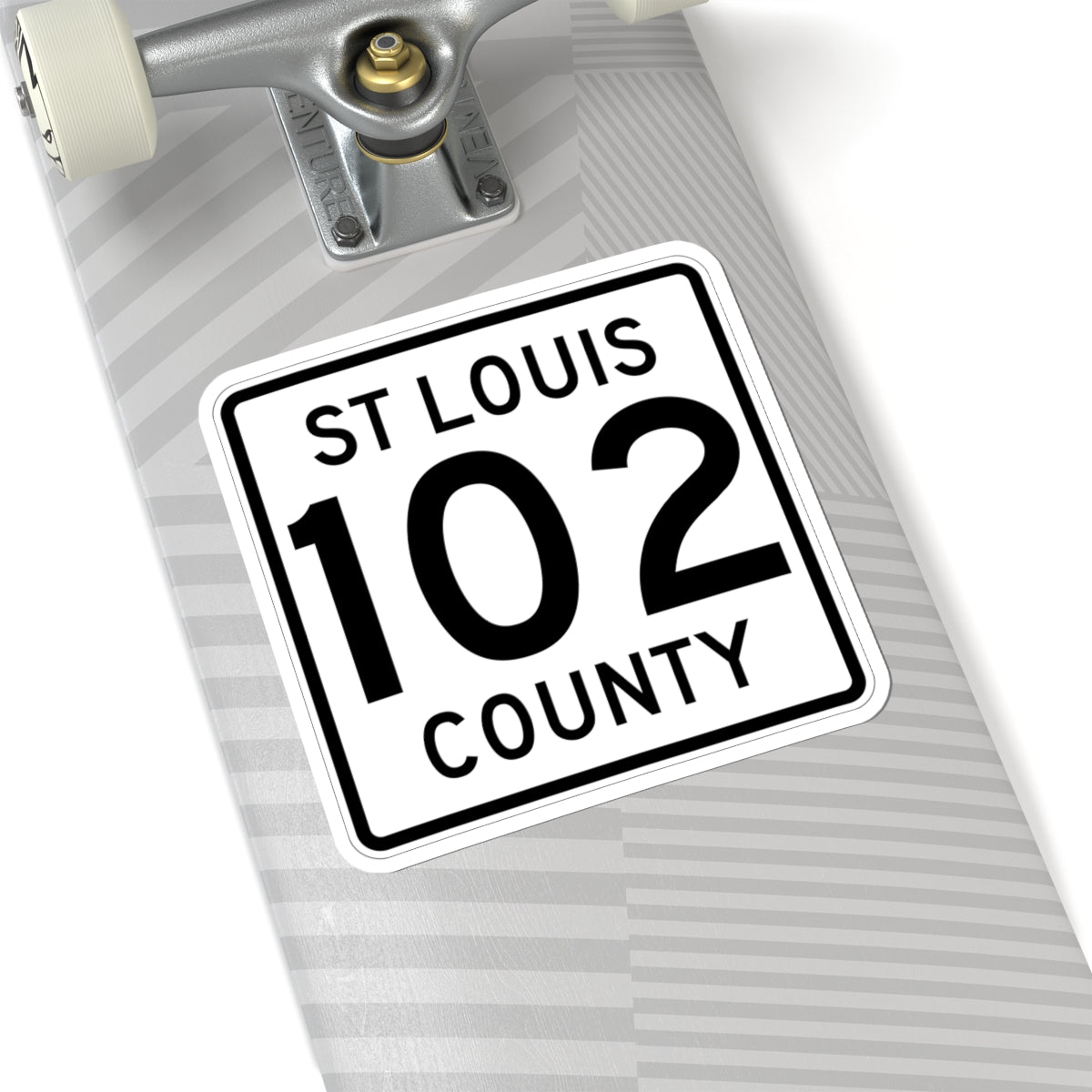 St Louis County Route 102 MN (Minnesota) (Road Sign) STICKER Vinyl Kiss-Cut Decal