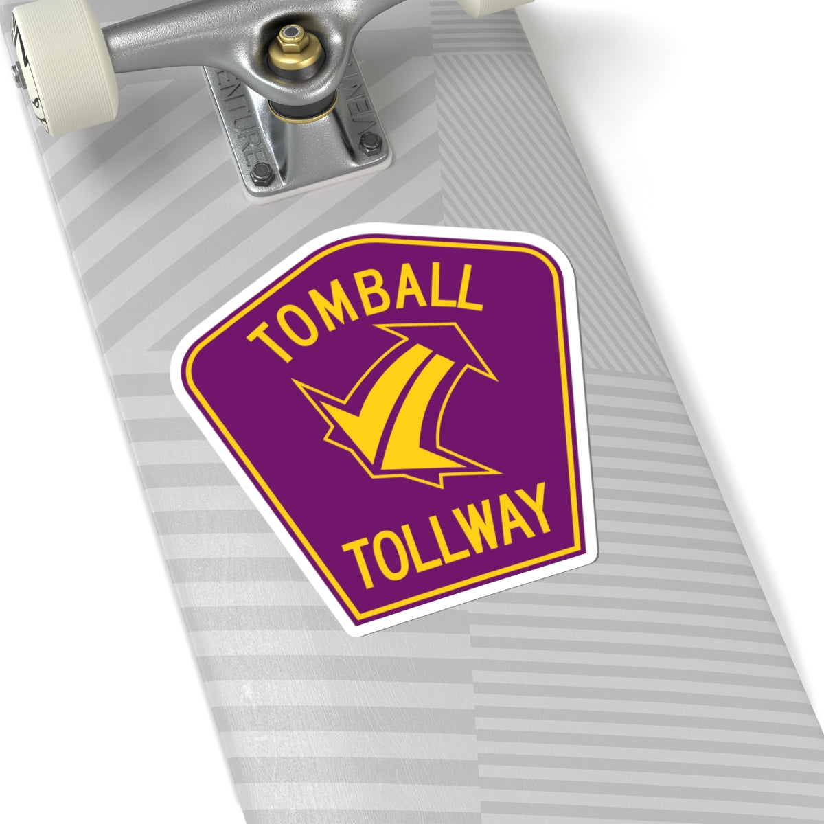 Tomball Tollway (Texas) (Road Sign) STICKER Vinyl Kiss-Cut Decal