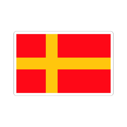 Flag of Nasjonal Samling (Norway) STICKER Vinyl Kiss-Cut Decal