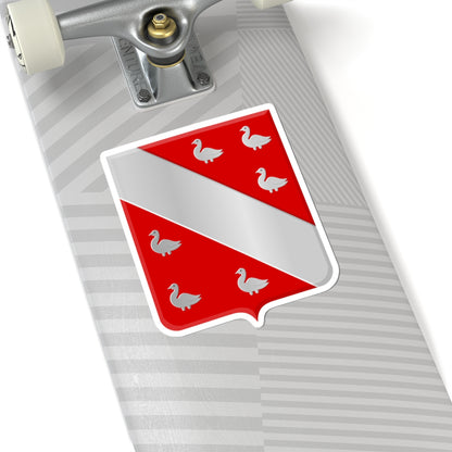 Bergen 1921 wapen (Netherlands) (Coat of Arms) STICKER Vinyl Kiss-Cut Decal