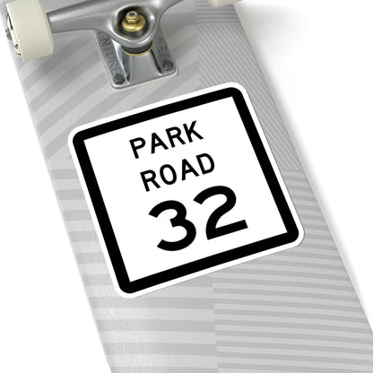 Texas Park Road 32 (Texas) (Road Sign) STICKER Vinyl Kiss-Cut Decal