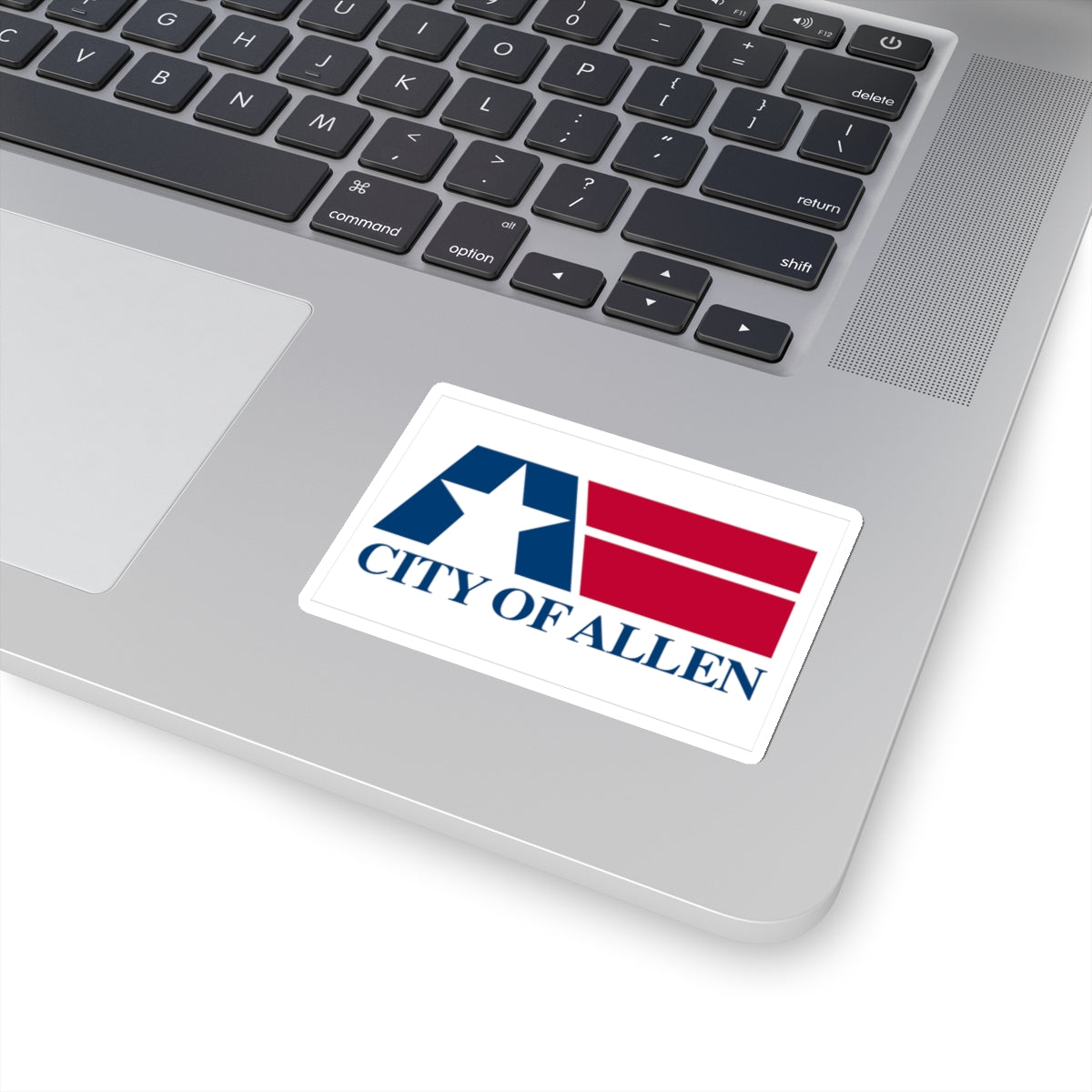 Flag of Allen, Texas - STICKER Vinyl Kiss-Cut Decal