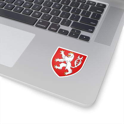 Blason Bo Bohême (Czech Republic) (Coat of Arms) STICKER Vinyl Kiss-Cut Decal