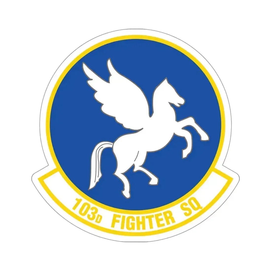 103d Fighter Squadron (U.S. Air Force) STICKER Vinyl Die-Cut Decal - The Sticker Space