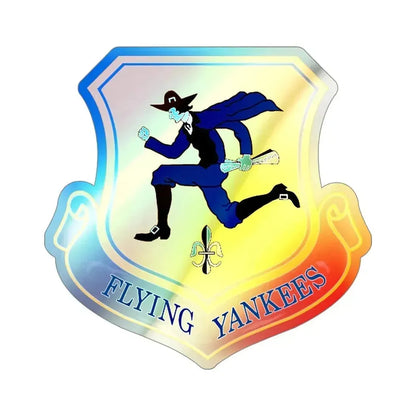 103rd Airlift Wing (U.S. Air Force) Holographic STICKER Die-Cut Vinyl Decal 4 Inch Holographic - The Sticker Space