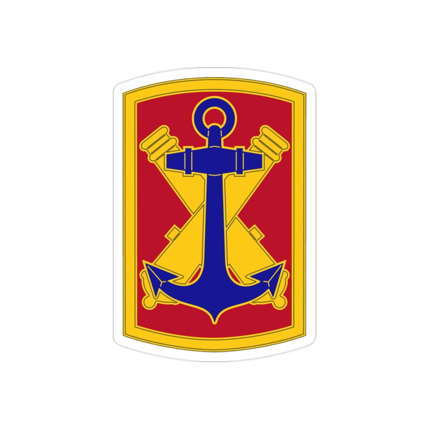 103rd Field Artillery Brigade (U.S. Army) REVERSE PRINT Transparent STICKER-2 Inch-The Sticker Space