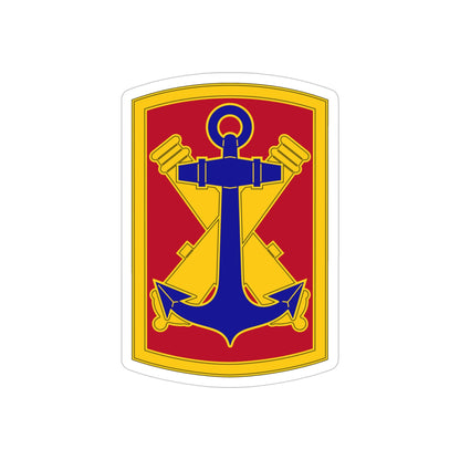 103rd Field Artillery Brigade (U.S. Army) REVERSE PRINT Transparent STICKER-4" × 4"-The Sticker Space