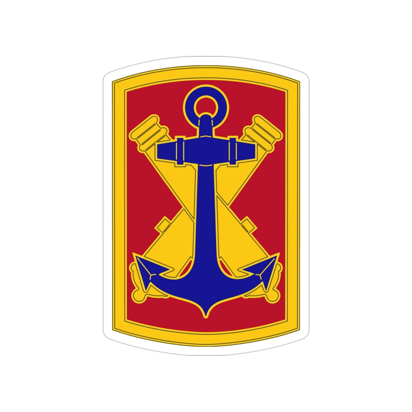 103rd Field Artillery Brigade (U.S. Army) Transparent STICKER Die-Cut Vinyl Decal-4 Inch-The Sticker Space