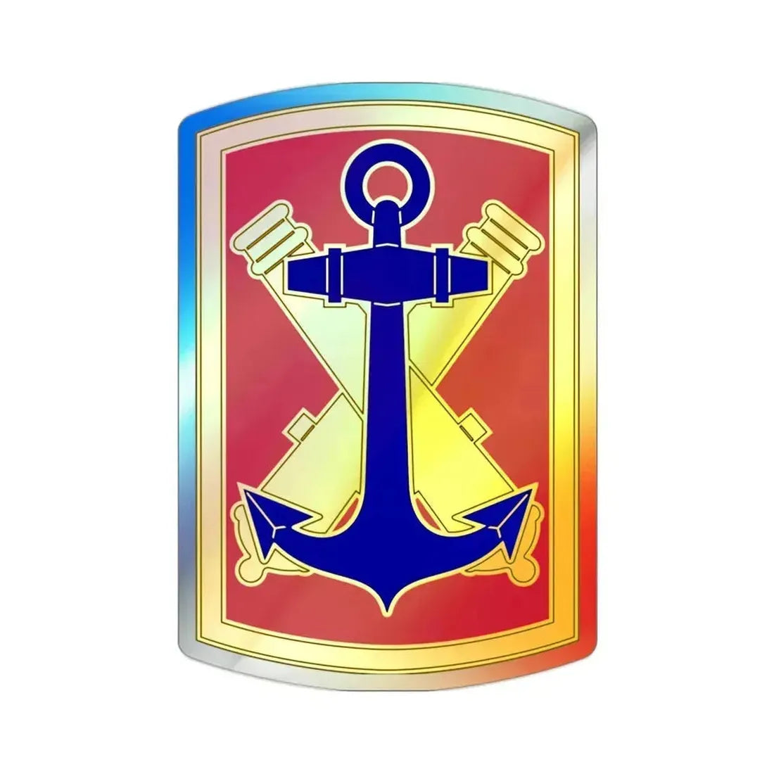 103rd Field Artillery Brigade (U.S. Army) Holographic STICKER Die-Cut Vinyl Decal 2 Inch Holographic - The Sticker Space