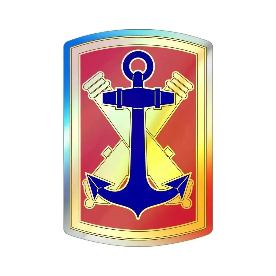 103rd Field Artillery Brigade (U.S. Army) Holographic STICKER Die-Cut Vinyl Decal 3 Inch Holographic - The Sticker Space