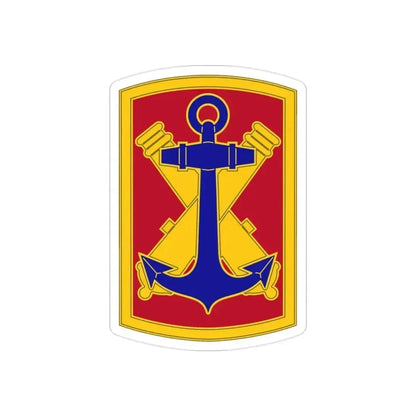 103rd Field Artillery Brigade (U.S. Army) REVERSE PRINT Transparent Die-Cut STICKER 2 Inch Die-Cut Transparent - The Sticker Space