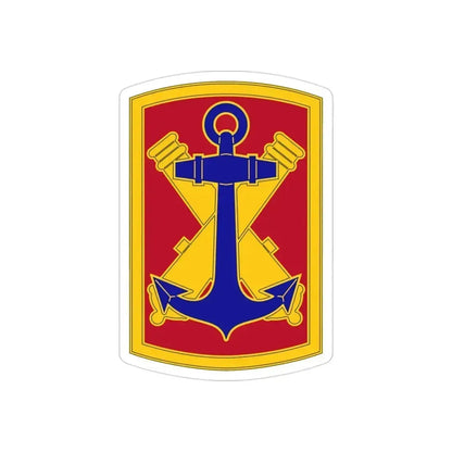 103rd Field Artillery Brigade (U.S. Army) REVERSE PRINT Transparent Die-Cut STICKER 3 Inch Die-Cut Transparent - The Sticker Space