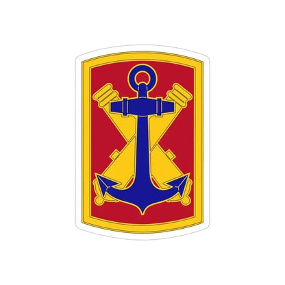 103rd Field Artillery Brigade (U.S. Army) REVERSE PRINT Transparent Die-Cut STICKER 5 Inch Die-Cut Transparent - The Sticker Space