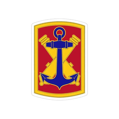 103rd Field Artillery Brigade (U.S. Army) REVERSE PRINT Transparent Die-Cut STICKER 6 Inch Die-Cut Transparent - The Sticker Space