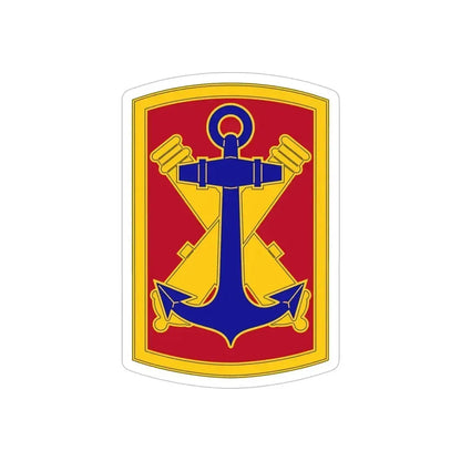 103rd Field Artillery Brigade (U.S. Army) REVERSE PRINT Transparent Die-Cut STICKER - The Sticker Space