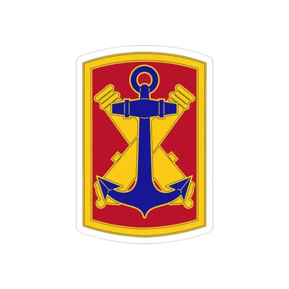 103rd Field Artillery Brigade (U.S. Army) REVERSE PRINT Transparent Die-Cut STICKER - The Sticker Space