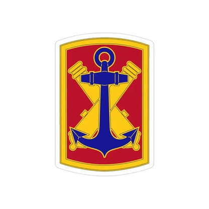 103rd Field Artillery Brigade (U.S. Army) REVERSE PRINT Transparent Die-Cut STICKER - The Sticker Space