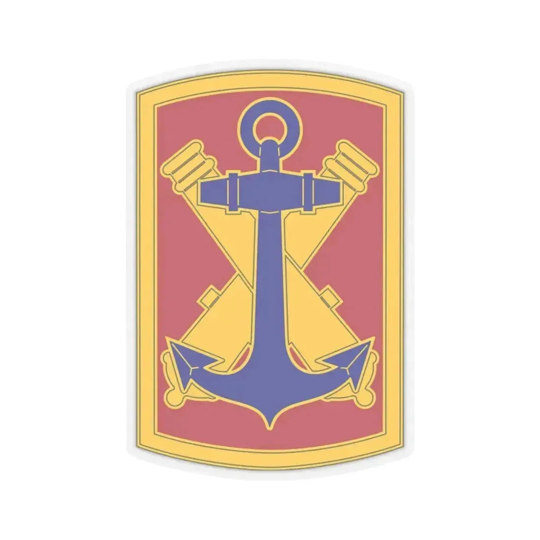 103rd Field Artillery Brigade (U.S. Army) STICKER Vinyl Kiss-Cut Decal 3 Inch Transparent - The Sticker Space