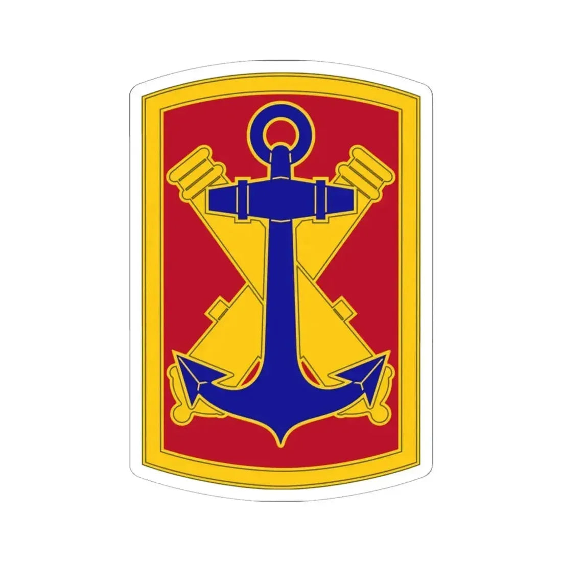 103rd Field Artillery Brigade (U.S. Army) STICKER Vinyl Kiss-Cut Decal 6 Inch White - The Sticker Space