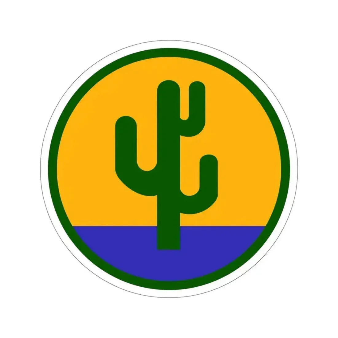 103rd Infantry Division (U.S. Army) STICKER Vinyl Die-Cut Decal 4 Inch - The Sticker Space