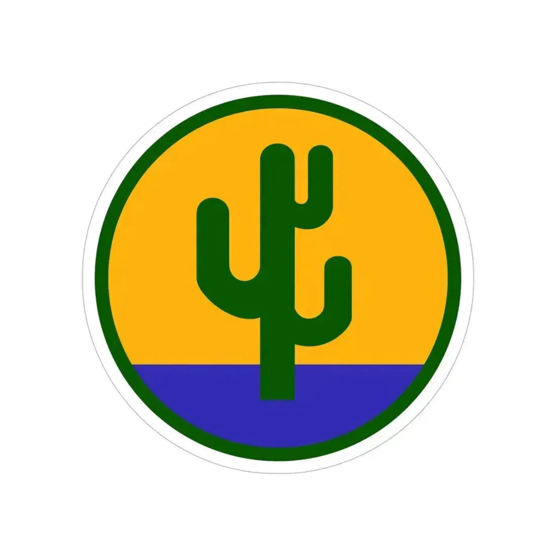 103rd Infantry Division (U.S. Army) Transparent STICKER Die-Cut Vinyl Decal 5 Inch - The Sticker Space