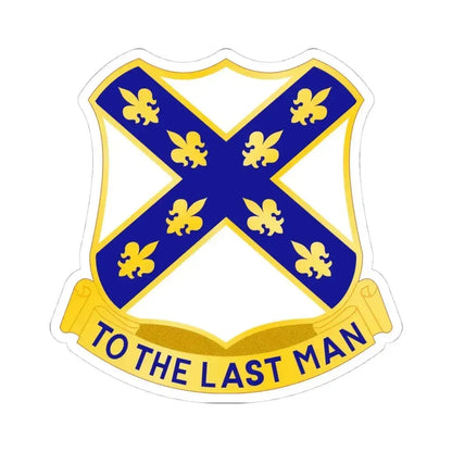 103rd Infantry Regiment (U.S. Army) STICKER Vinyl Kiss-Cut Decal 4 Inch White - The Sticker Space