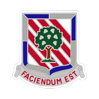 104 Engineer Battalion Obsolete Insignia (U.S. Army) STICKER Vinyl Kiss-Cut Decal 6 Inch White - The Sticker Space