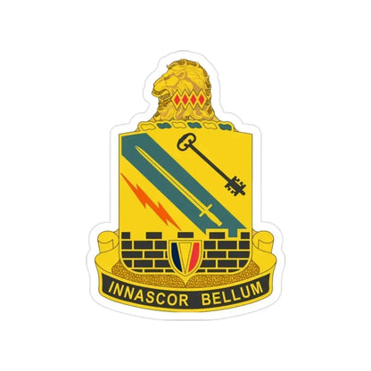 104 Engineer Battalion (U.S. Army) Transparent STICKER Die-Cut Vinyl Decal - The Sticker Space