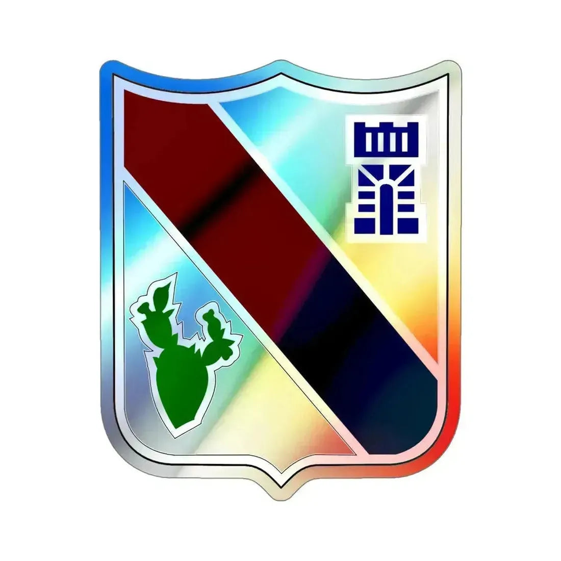 104 Medical Battalion (U.S. Army) Holographic STICKER Die-Cut Vinyl Decal 6 Inch Holographic - The Sticker Space