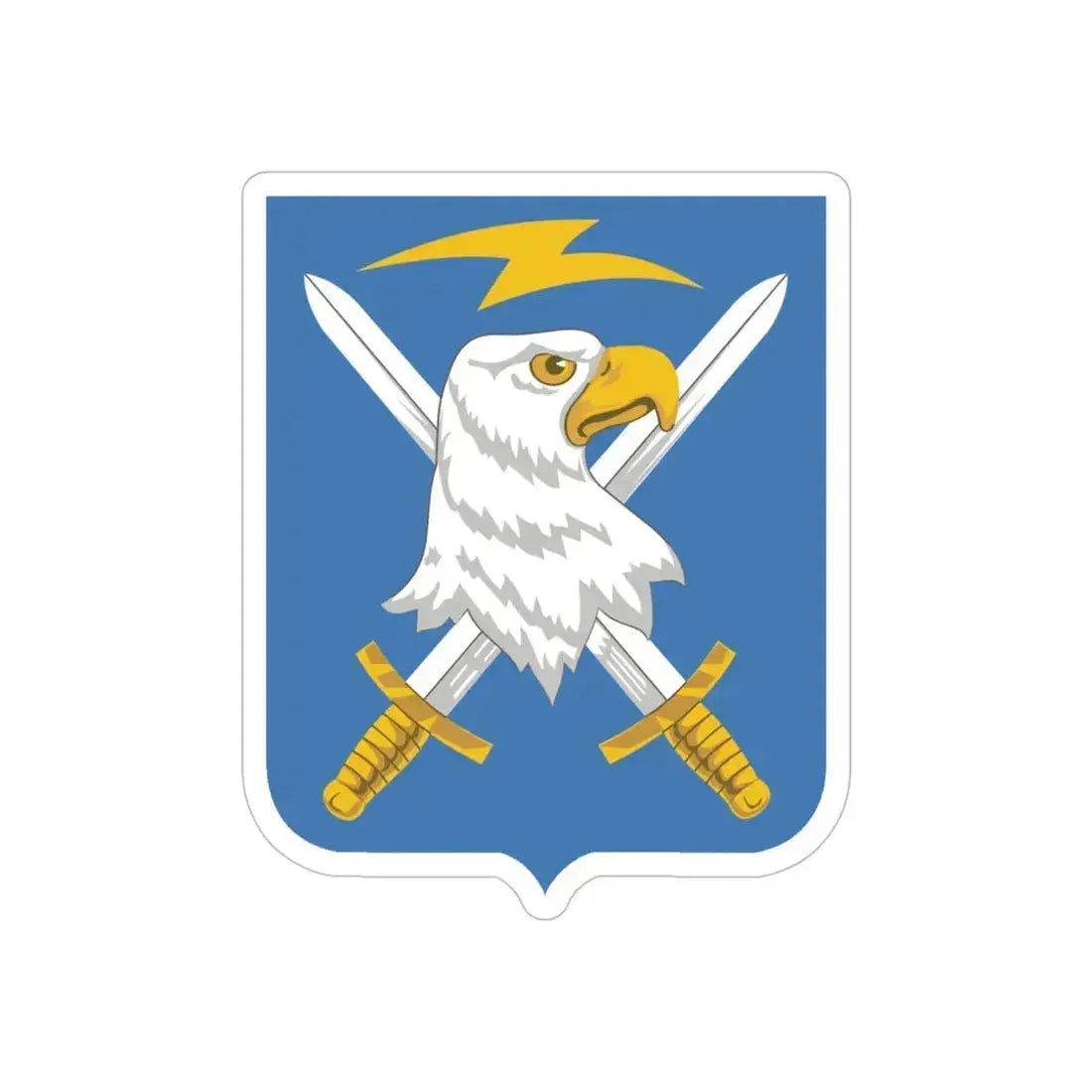 104 Military Intelligence Battalion 2 (U.S. Army) REVERSE PRINT Transparent Die-Cut STICKER - The Sticker Space