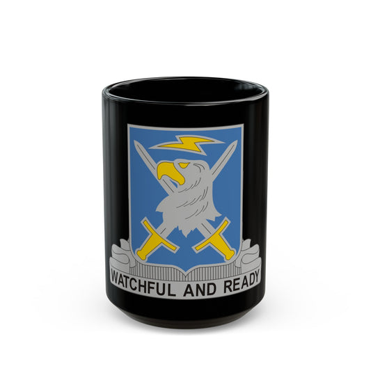 104 Military Intelligence Battalion (U.S. Army) Black Coffee Mug-15oz-The Sticker Space