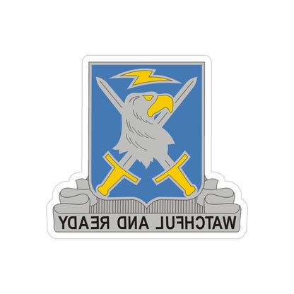 104 Military Intelligence Battalion (U.S. Army) REVERSE PRINT Transparent STICKER-6 Inch-The Sticker Space