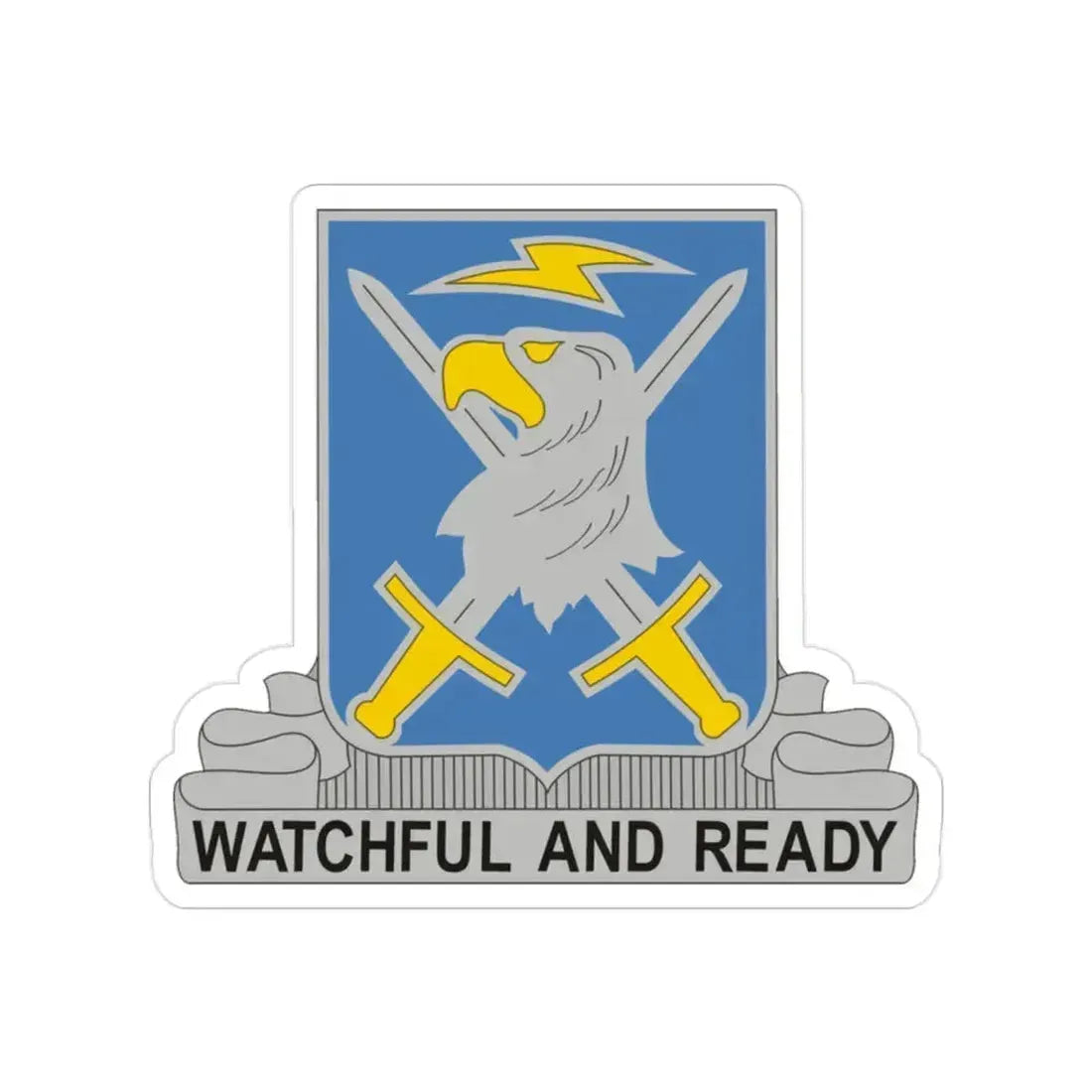 104 Military Intelligence Battalion (U.S. Army) Transparent STICKER Die-Cut Vinyl Decal 2 Inch - The Sticker Space