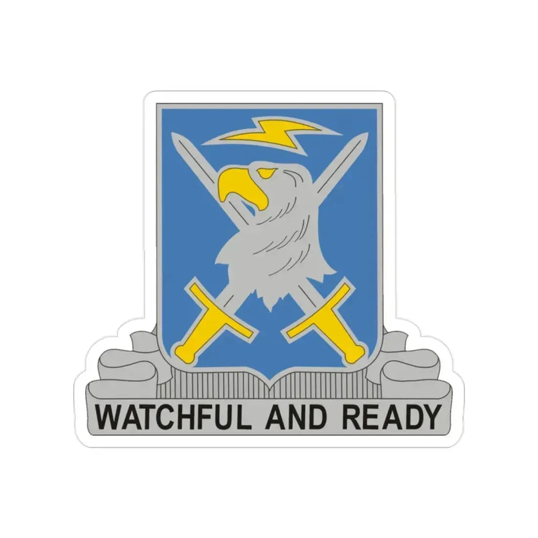 104 Military Intelligence Battalion (U.S. Army) Transparent STICKER Die-Cut Vinyl Decal 2 Inch - The Sticker Space