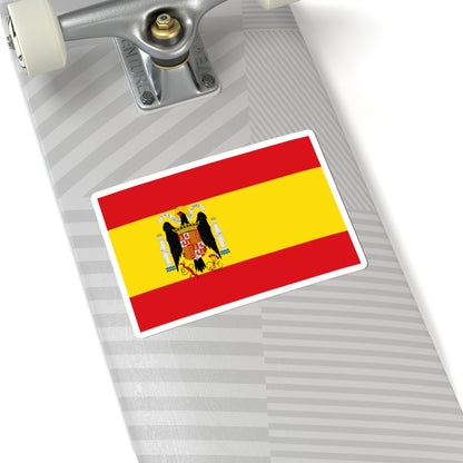 Flag of Spain 1938-1945 (Spain) STICKER Vinyl Kiss-Cut Decal