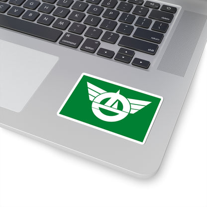 Flag of Minamiminowa Nagano (Japan) STICKER Vinyl Kiss-Cut Decal