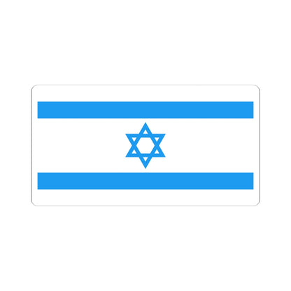 Flag of Israel Light Blue 1-2 (Israel) STICKER Vinyl Kiss-Cut Decal