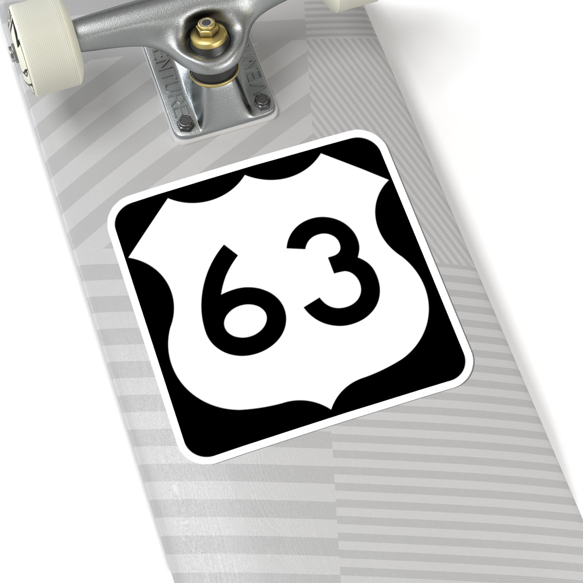US 63 MN 1961 (Minnesota) (Road Sign) STICKER Vinyl Kiss-Cut Decal