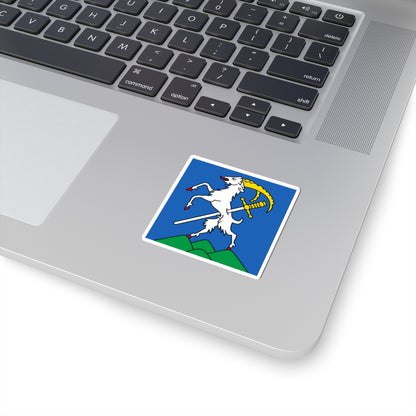 CHE Entremont Flag (Switzerland) STICKER Vinyl Kiss-Cut Decal