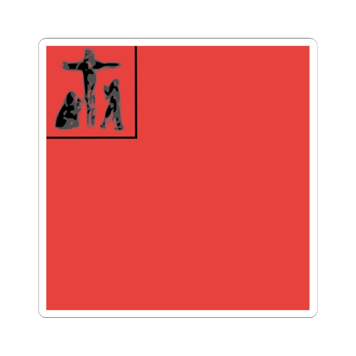 Schwyz Banner (Switzerland) STICKER Vinyl Kiss-Cut Decal