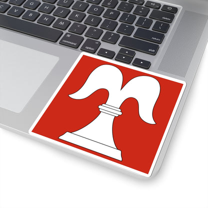 CHE Bisikon Flag (Switzerland) STICKER Vinyl Kiss-Cut Decal