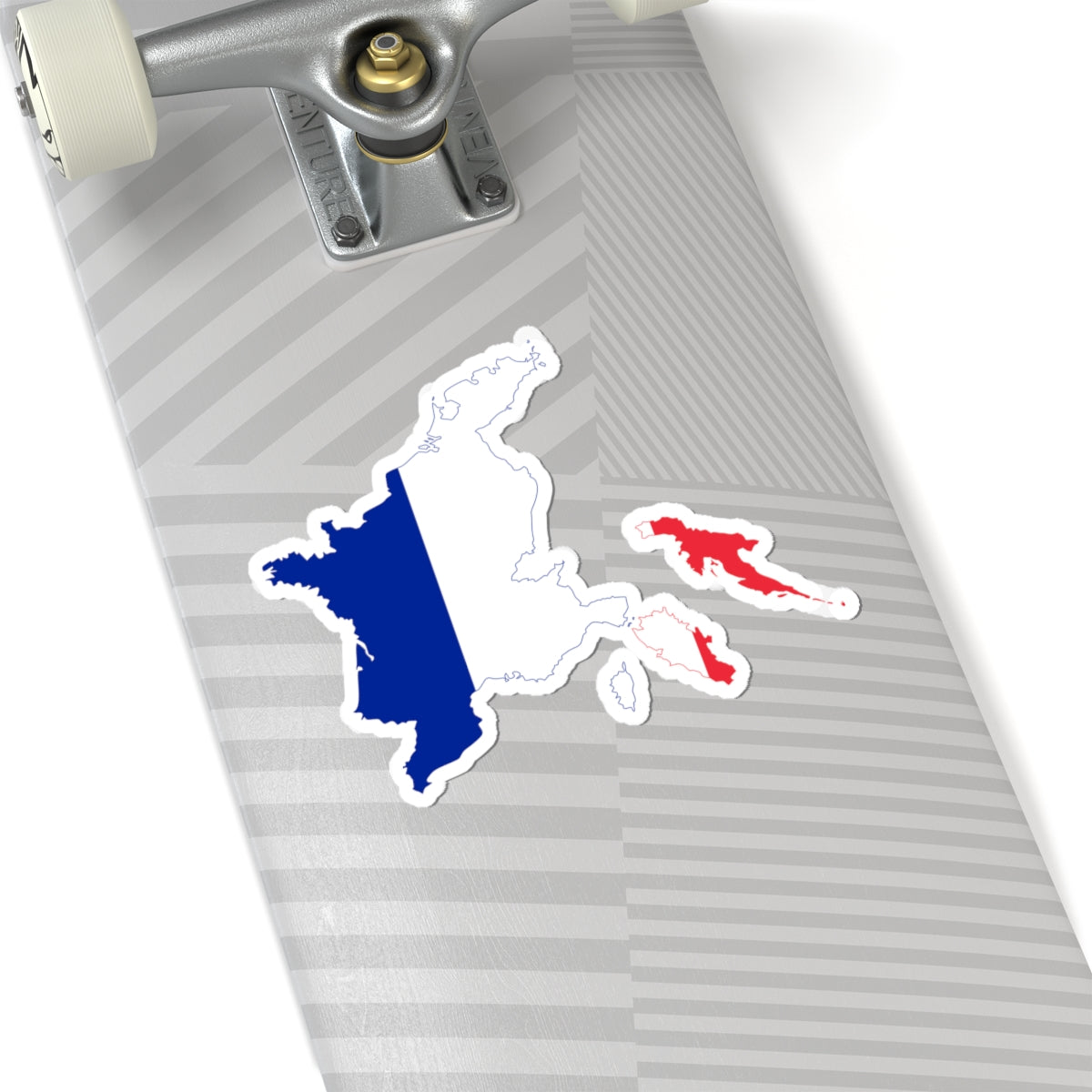 Flag-map of the First French Empire (France) STICKER Vinyl Kiss-Cut Decal