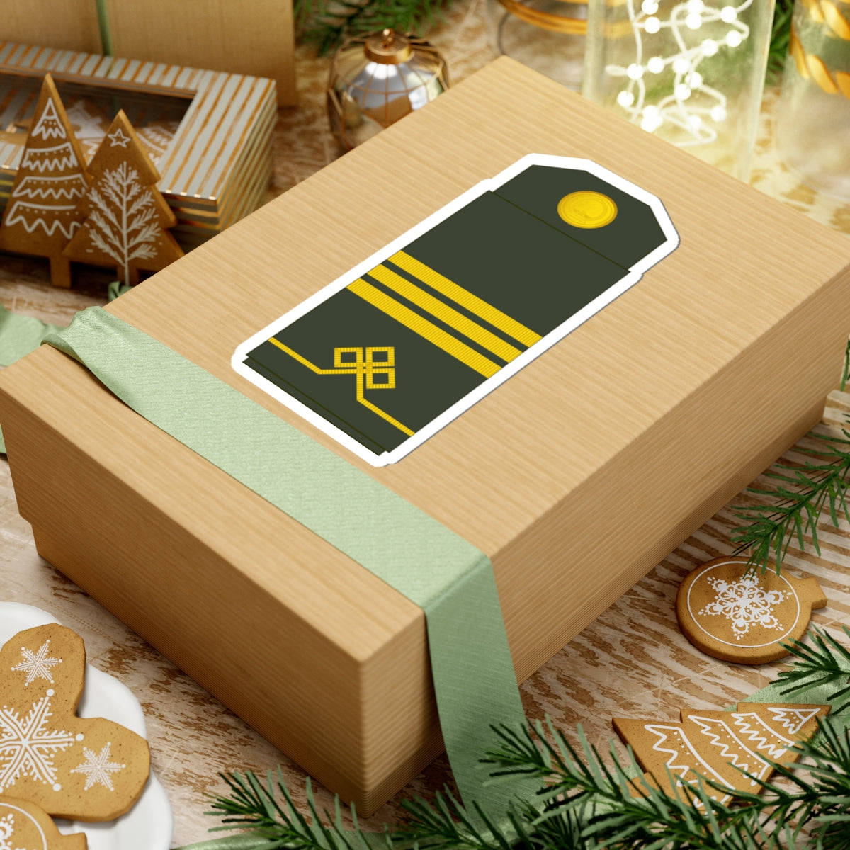 04 Mongolian Army SCP (Mongolia) (Military Rank) STICKER Vinyl Kiss-Cut Decal